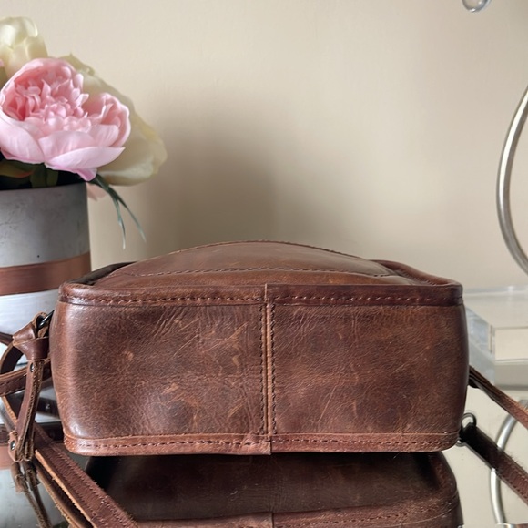 FRYE Melissa Top Handle Leather Crossbody Genuine Leather Bag - Picture 6 of 14